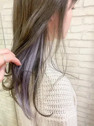 ロング 横浜🍒ルーツカラー エクステ/RIEのヘアスタイル