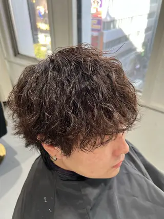 パーマ メンズ 札幌メンズ専門 星雅哉のヘアスタイル