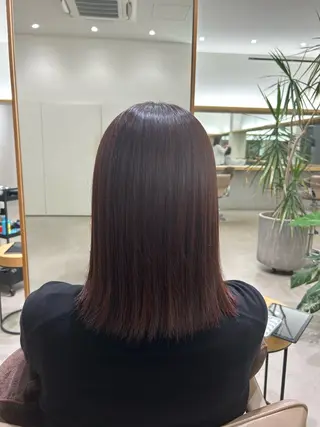 ミディアム つくばUtooe's 石田桃花のヘアスタイル