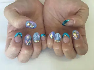 ネイル 💎🐰 saki. m 🐰💎のネイルデザイン