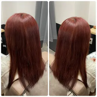 ロング カラー 石川 晴那のヘアスタイル