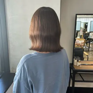 ミディアム カラー otoha✳︎ くすみ艶カラーのヘアスタイル
