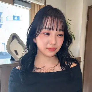 ミディアム カラー ニュートラルカラー 🧊横田 さえのヘアスタイル