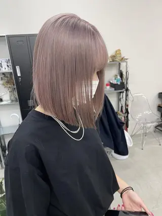 ミディアム パーマ カラー ヘアアレンジ メンズ キッズ マツエク・マツパ ネイル アイブロウ カラーソムリエ認定 茶屋町Eir岩本のヘアスタイル