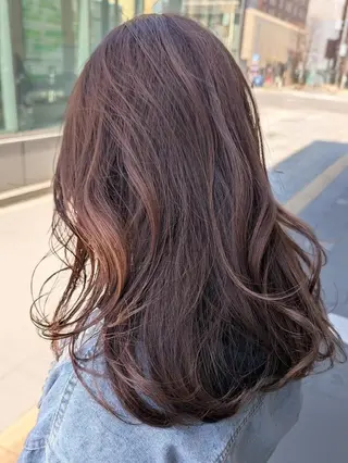 ミディアム カラー ROW 札幌のヘアスタイル