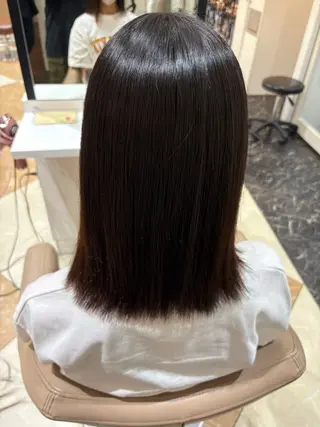 ミディアム 髪質改善カラー なーこ💖🌈のヘアスタイル