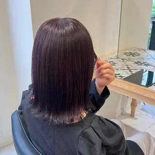 ミディアム RUA💜 ボブカット💜のヘアスタイル