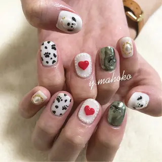 ネイル パラジェル有/ 長さだし/mahoのネイルデザイン
