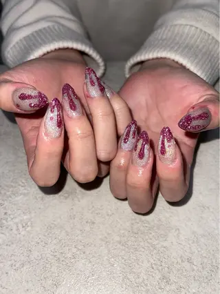ネイル ネイルルーム チャームのネイルデザイン