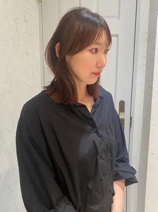 ミディアム カラー mai / linoah˚✧のヘアスタイル