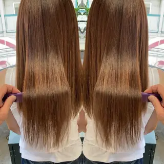 ロング 新井 広樹のヘアスタイル