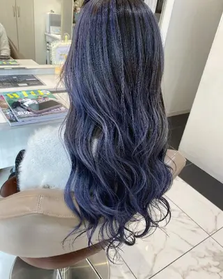 ロング カラー ＡＳＨ大宮/ブリーチ 髪質改善/カラーのヘアスタイル