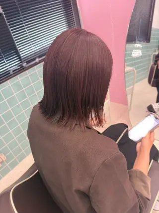 ショート 透明感 艶カラー/ Anna ʚ🎀ɞのヘアスタイル