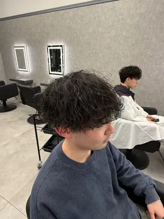 ショート カラー パーマ メンズ メンズ特化 👑YUTAのヘアスタイル
