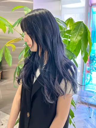 ロング カラー フェザーショート⚡️ REONのヘアスタイル