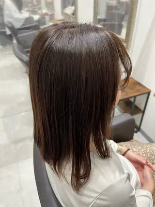 ミディアム カラー risa🌟池袋/ カットモデル/カラーのヘアスタイル