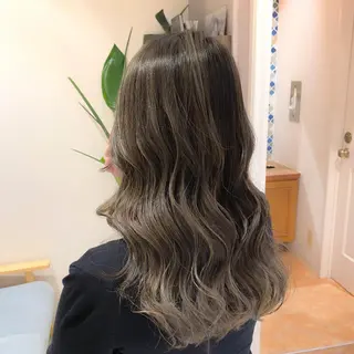 ロング カラー パーマ ヘアアレンジ 🇰🇷韓国レイヤー 錦糸町【北山謙三】のヘアスタイル