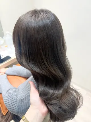 セミロング カラー ✨🌿大人可愛い愛さ れhair🌿✨松本のヘアスタイル
