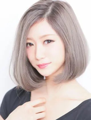 ショート カラー モテ髪透明感❤️ デイズヘアカラーのヘアスタイル