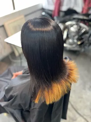 ミディアム パーマ Mariana雛/ 西大分/ハイライトのヘアスタイル