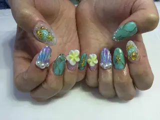 ネイル 💎🐰 saki. m 🐰💎のネイルデザイン