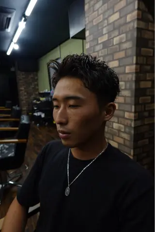 ショート メンズ 川崎 健翔のヘアスタイル