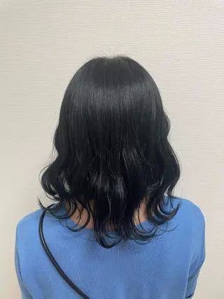 ミディアム カラー ヘアアレンジ 🇰🇷韓流暖色ヘア 🍒saaya🍒のヘアスタイル