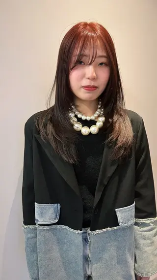 ロング ａｉｋａ🐩 /艶カラー/レイヤーのヘアスタイル