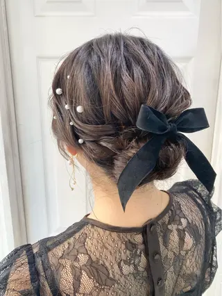 ヘアアレンジ uros.中目黒 moekaのヘアスタイル