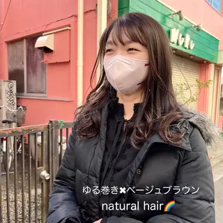 ロング カラー 黒崎 勝巳のヘアスタイル