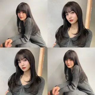 ロング カラー レイヤー/縮毛矯正 のマスター【タケル】のヘアスタイル