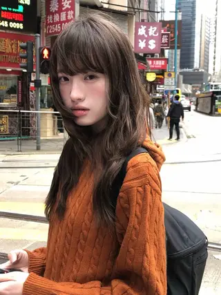 ロング 韓国/Y2K 👽土田大珠👽のヘアスタイル