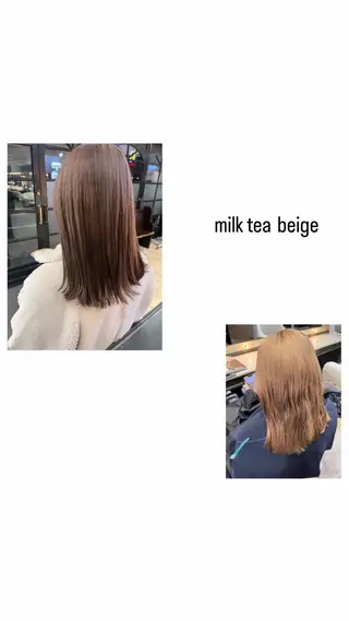 ミディアム カラー パーマ ヘアアレンジ メンズ キッズ ネイル マツエク・マツパ アイブロウ hiro【沿線で叶う 似合わせhair】のヘアスタイル