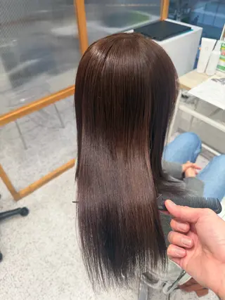 ロング カラー 髪質改善 髪質改善カラーゆうひのヘアスタイル