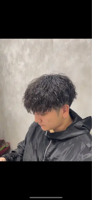 ショート パーマ メンズ メンズパーマ特化 美容師kouyaのヘアスタイル