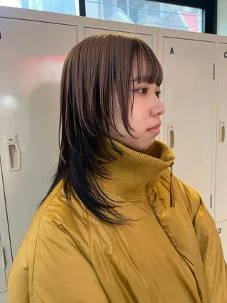 ミディアム 💥ウルフカット デザインあんな💥のヘアスタイル