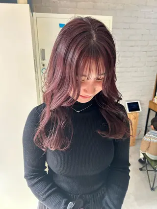 ロング カラー 安藤 奈々羽🎀のヘアスタイル
