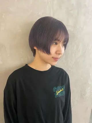 ショート カラー REINA/ブリーチ /ハイトーン/原宿のヘアスタイル