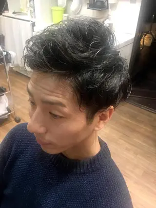 パーマ メンズ hairsalon Linkのヘアスタイル
