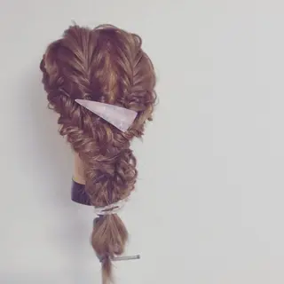 セミロング ヘアアレンジ Satsuki ✂︎♡のヘアスタイル