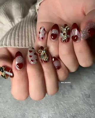 ネイル 3dパーツ/流行り 👧shushu❤️のネイルデザイン
