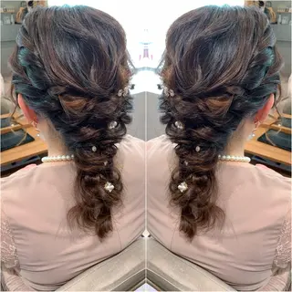 ミディアム ヘアアレンジ 韓国hair🦋 Nanaのヘアスタイル