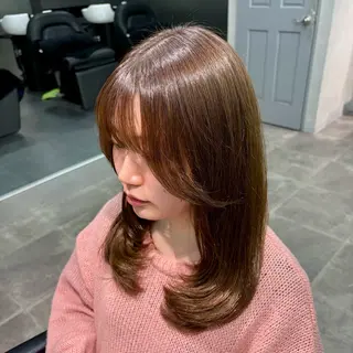 セミロング オオゼキ【レディース モデル様募集中✨】のヘアスタイル