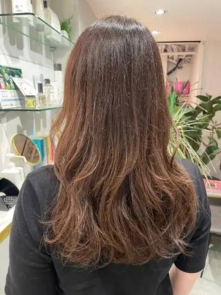ロング カラー レイヤー♡ 石川優奈のヘアスタイル