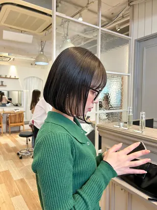 ショート カラー じゅわっと暖色カラー 🍊Moemiのヘアスタイル