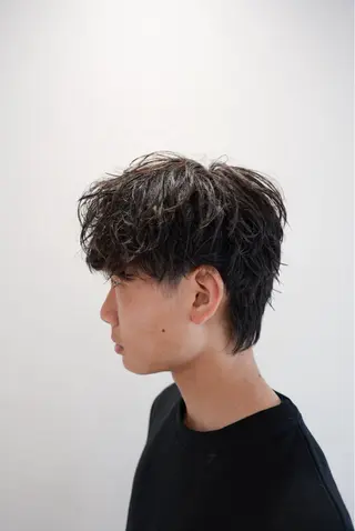 ショート メンズ メンズカット/パ ーマ/スズキショウタのヘアスタイル