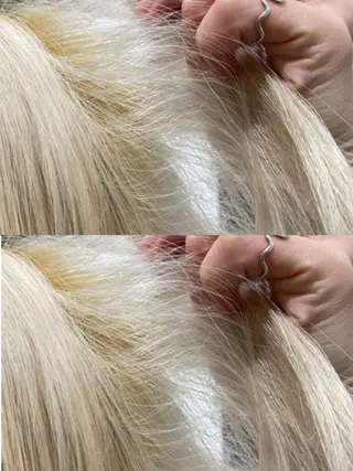 カラー サイレント美容師 アイリィのヘアスタイル