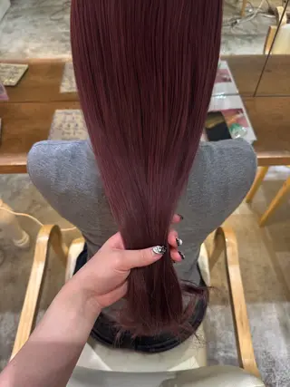 ロング カラー riho🎀 / 梅田美容室のヘアスタイル