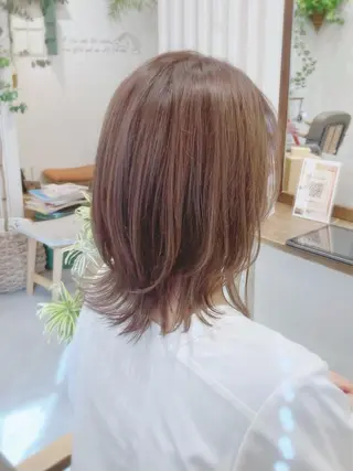 ミディアム 撮影モデル募集中☆ オグリヤスエのヘアスタイル