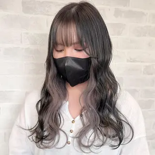 ロング カラー 顔周りカット/透明感 カラー🤍大塚蛍のヘアスタイル